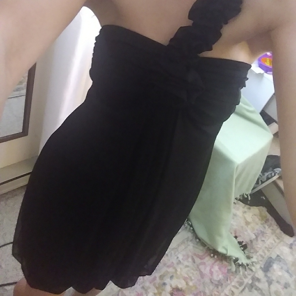 black dress